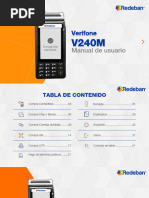 Guía de Uso de Terminales Verifone | PDF | Gratificación | Informática