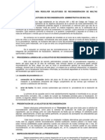 Circ 112 Anexo 10 Normas y Criterios Para Resolver Solicitudes de Reconsideracion de Multa Administrativa