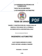 Tesis de Grado: Ingeniero Automotriz