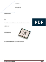 Partes Que Integran Los Microprocesadores