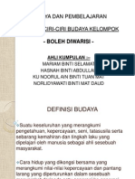 Budaya Dan Pembelajaran - Boleh Diwarisi