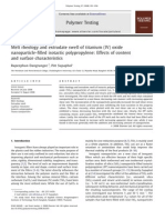 Polymer Testing: Rapeephun Dangtungee, Pitt Supaphol