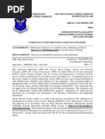 AFGSC 91-1005 ICBM Nuclear Code Operations (Unclassified)