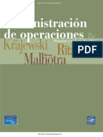 Administración de Operaciones - 8va Edición - Krajewski, Ritzman & Malhotra