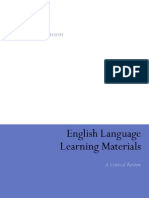 Download English Language Learning Materials - Brian Tomlinson by Le Do Ngoc Hang SN105076749 doc pdf