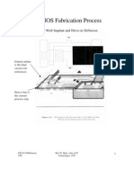 CMOS Fabrication Process: N-Well Implant and Drive-In Diffusion