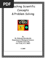 Teaching Scientific Concepts & Problem Solving