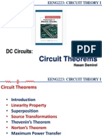 DC Circuits:: Circuit Theorems