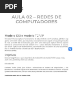 Modelo OSI e TCP/IP: Estruturas e Funções | PDF | Modelo OSI | Suíte de ...