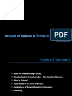 Impact of Culture & Ethics in International Business