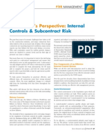 Internal Controls and Subcontract Risk