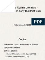 Chinese Āgama Literature - Research On Early Buddhist Texts: Kathmandu, 4.9.2008