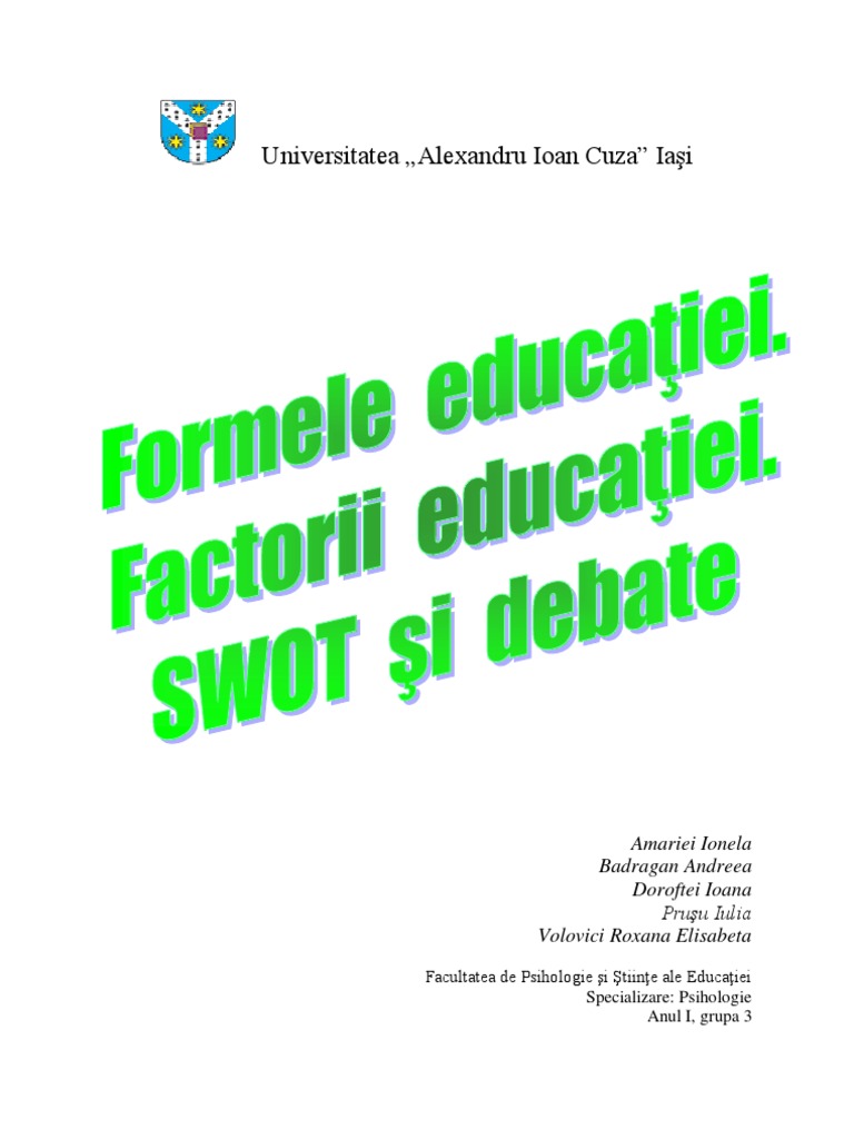 Formele Educatiei