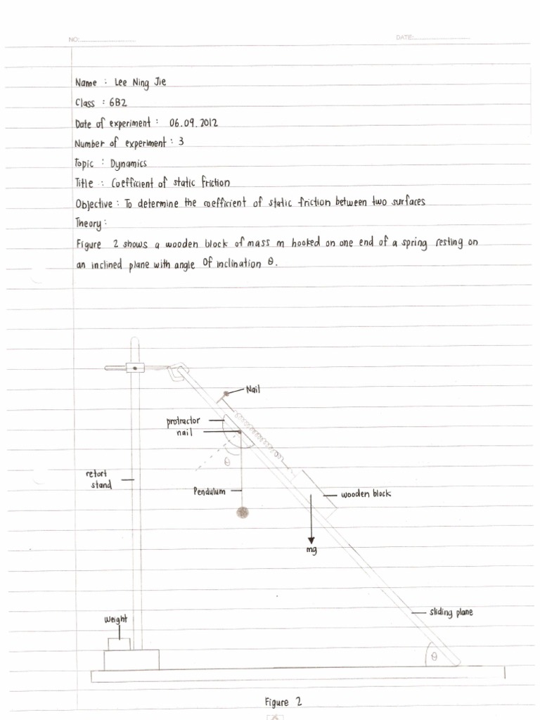 Physics coursework stpm experiment 3 picture