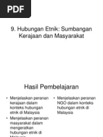 Hubungan Etnik Sumbangan Kerajaan Dan Masyarakat