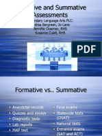 Formative and Summative Assessments