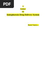 Download Seminar on Iontophoresis Drug Delivery System by keyur SN105119879 doc pdf