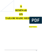 Seminar On Tailor Made Medicine