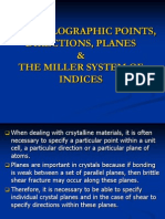 7. MILLER System of Indices