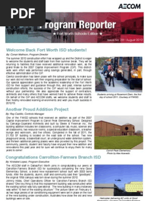 Aecom Newsletter Schools Students