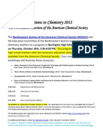 Connections To Chemistry Announcement 2012