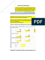 Operaciones Con Excel