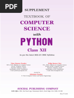 Class XII Computer Science Revision Plan | PDF | Sql | Computer Programming