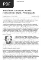 As Mulheres e Os Noventa Anos Do Partido Comunista No Brasil