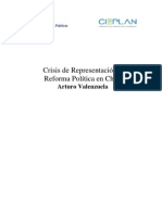 Crisis de Representación y Reforma Política en Chile