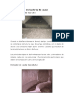 Derivadores de Caudal y Disipadores de Energia