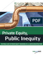 Private Equity, Public Inequity: The Public Cost of Private Equity Takeovers of U.S. Water Infrastructure