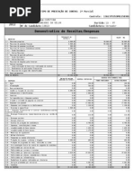 Demontrativo de Receitas e Despesas