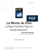 Paul Davies, La Mente de Dios