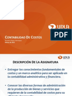 AUD-404 Contabilidad de Costos-Unidad I