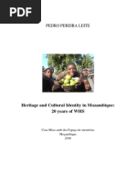 20 Yaers of Urban Heritage and Conservation in Mozambike Island