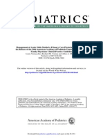 Management of Acute Otitis Media by Primary Care Physicians: Trends Since The Release of The 2004 American Academy of Pediatrics/American Academy of Family Physicians Clinical Practice Guideline