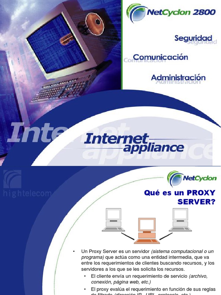 Proxy Server: Control y Caching | PDF | Servidor (Computación ...