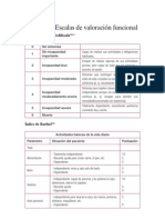 Escalas de valoración funcional post-ictus