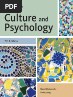 Culture and Psychology 1764087271 | PDF | Psychology | Value (Ethics)