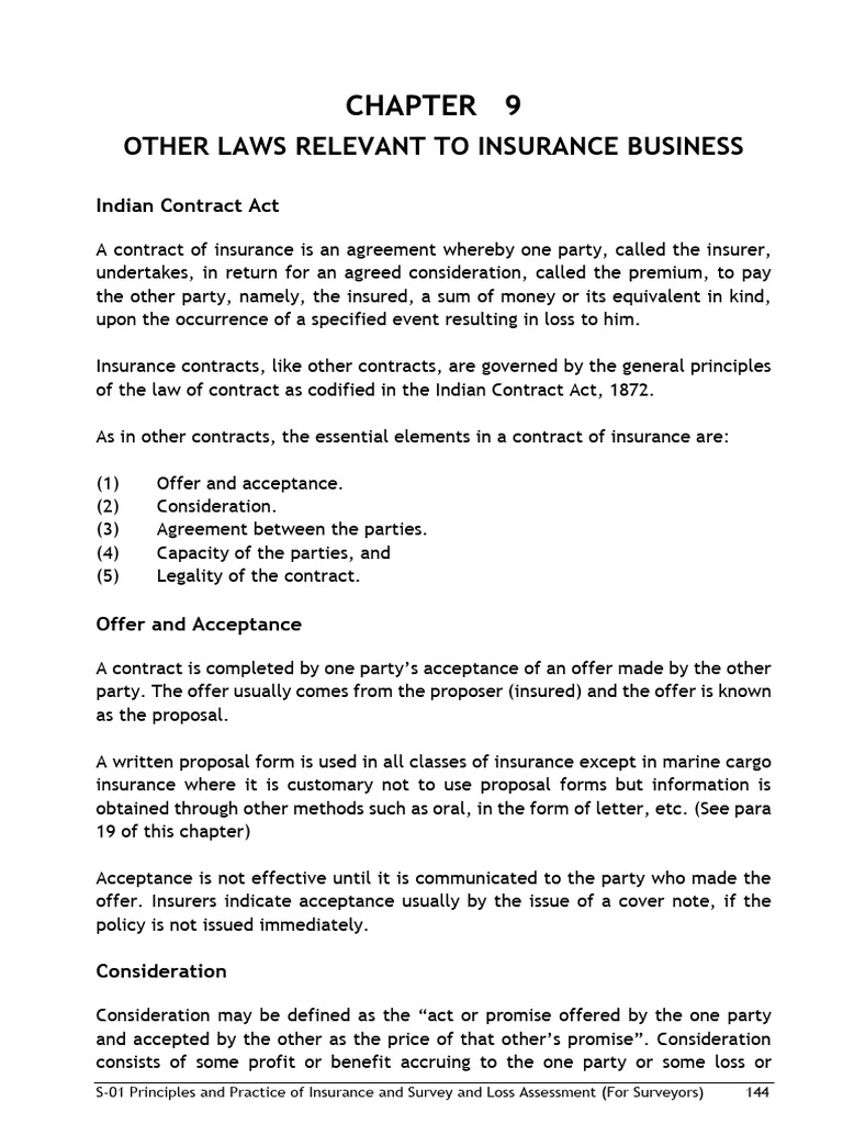 Ic S 01 2023 Edition Book-148-166 | PDF | Insurance | Insurance Policy