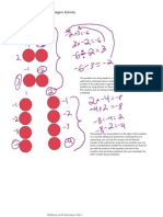 Multiplying and Dividing Integers Activity