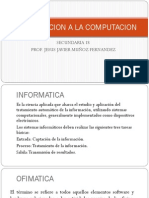 Introduccion a La Computacion