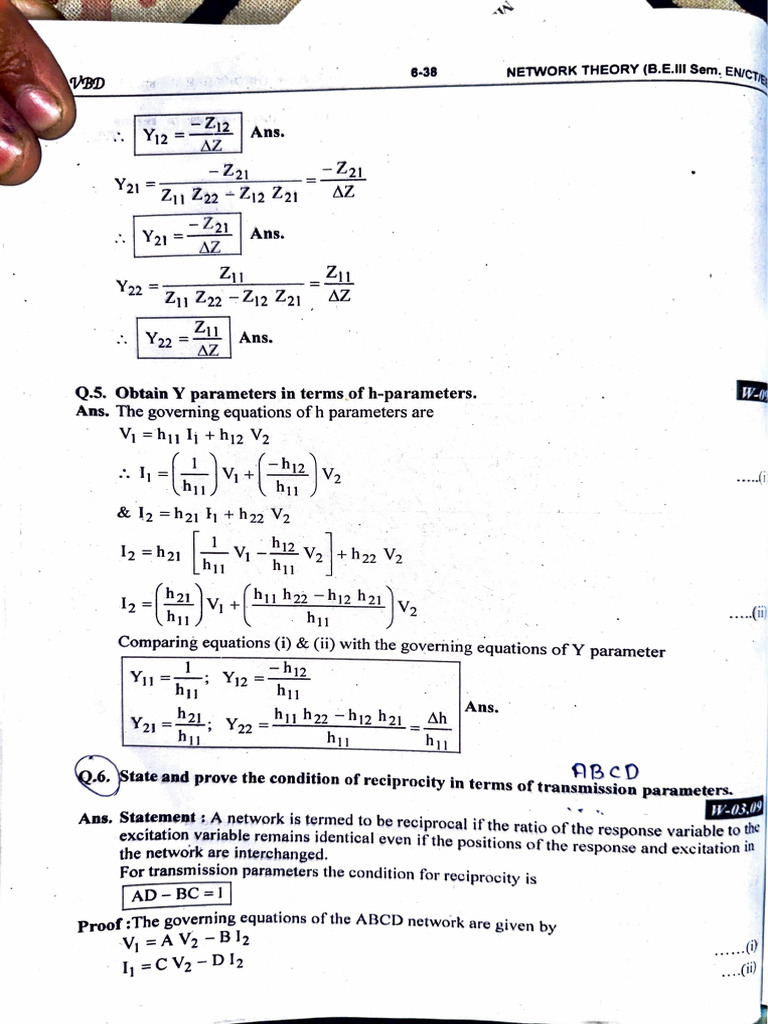 NT Unit 5 | PDF | Equations | Voltage