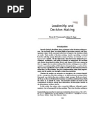 Leadership and Decision Making: Victor H. Vroom and Arthur G. Jago