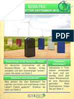 Newsletter Sept Deutsch ECOLTEC