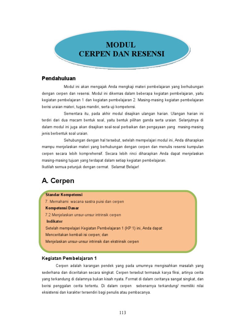 Cerpen Beserta Gambar Ilustrasi