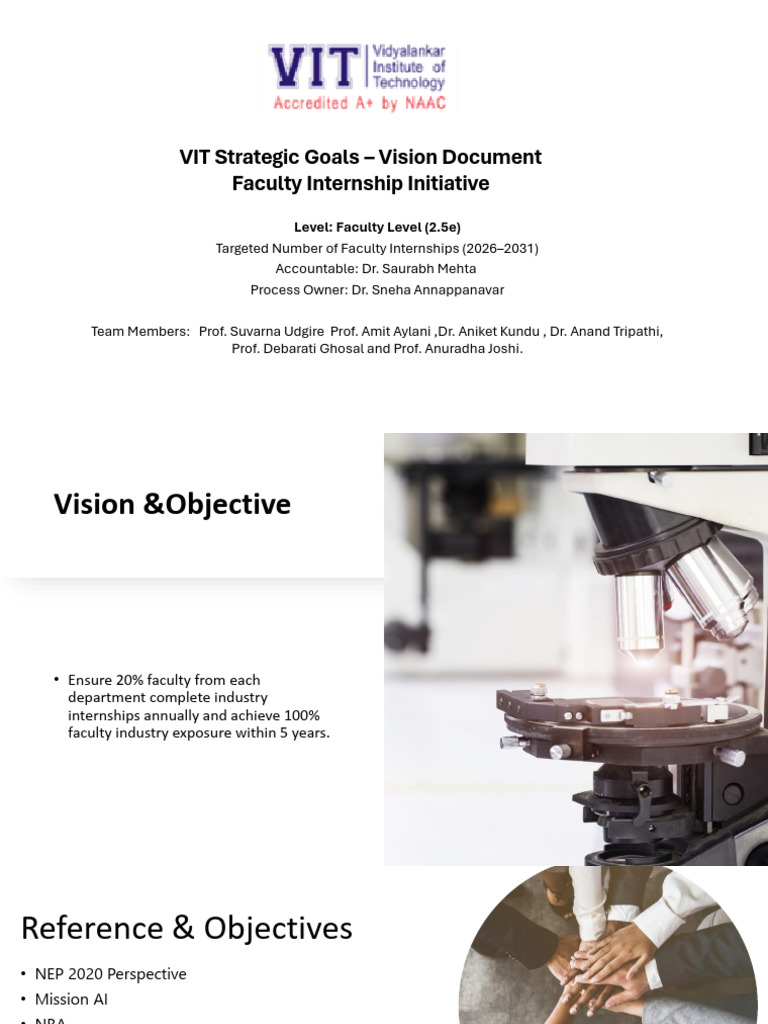 VIt Goal 2.5e Presentation 15th June 2026 | PDF | Internship | Job Hunting