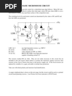 Basic Micromouse Circuit