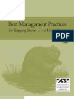 Best Management Practices for Trapping Beaver in the United States