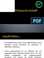 Estilo de Planeación Ackoff